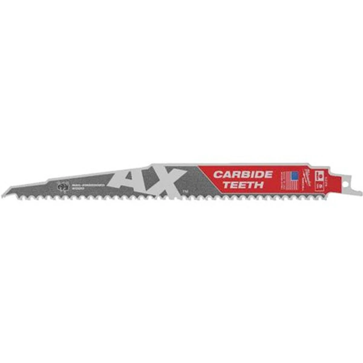 The Ax With Carbide Teeth Sawzall Blade 9 in.