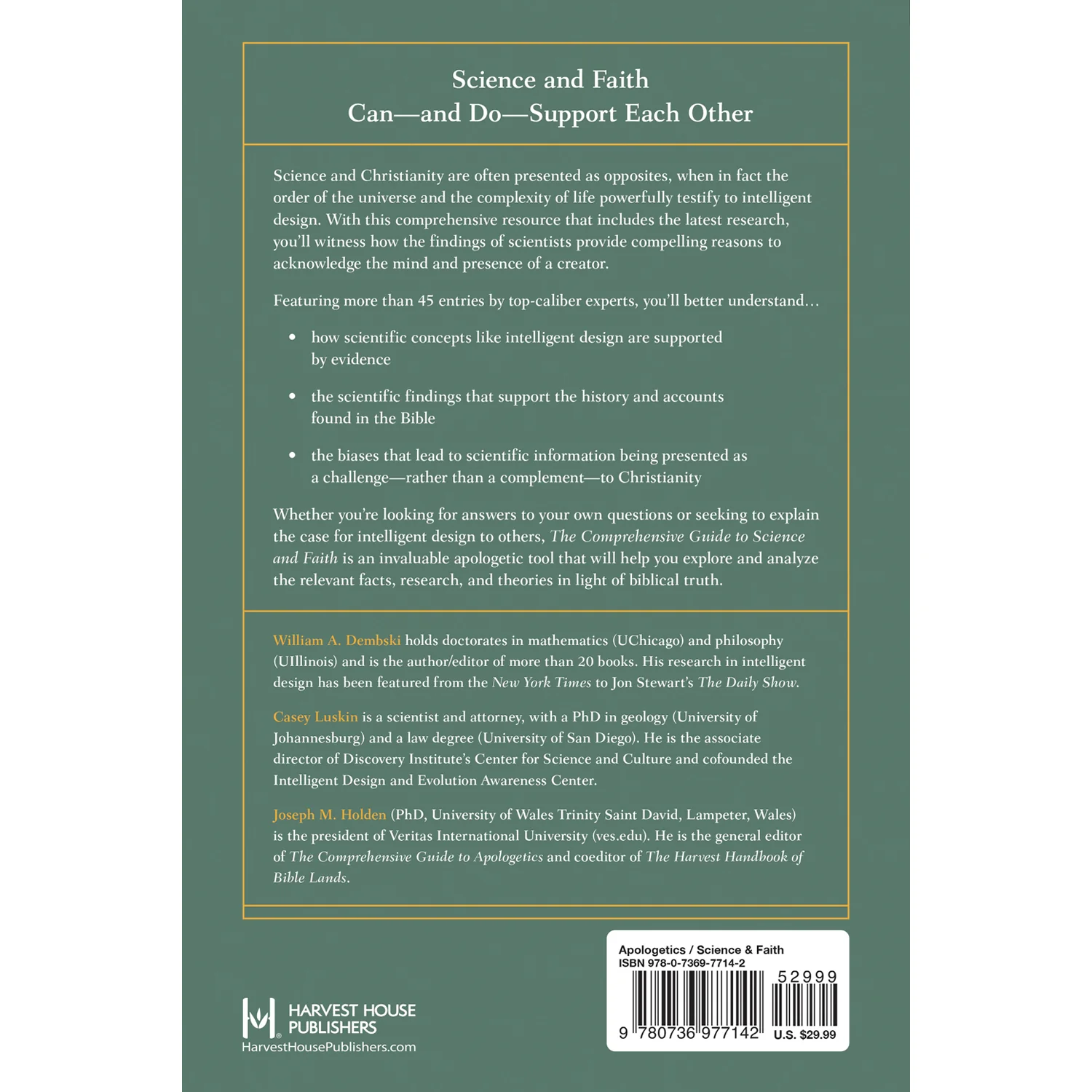 The Comprehensive Guide to Science and Faith 9780736977142 - Image 2