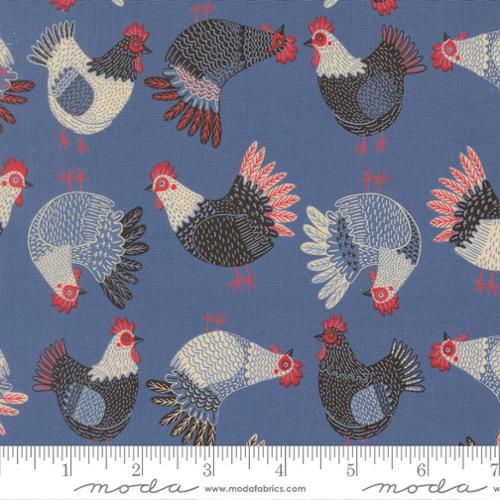 The Henhouse Collection Tossed Chickens Cotton Fabric 48433 - Image 3