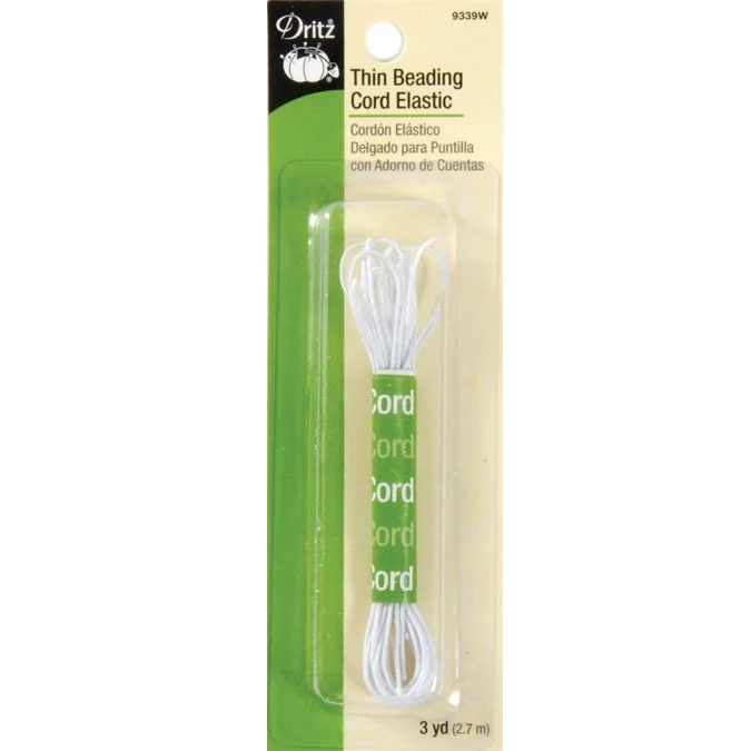 Thin Beading Cord Elastic 9339W