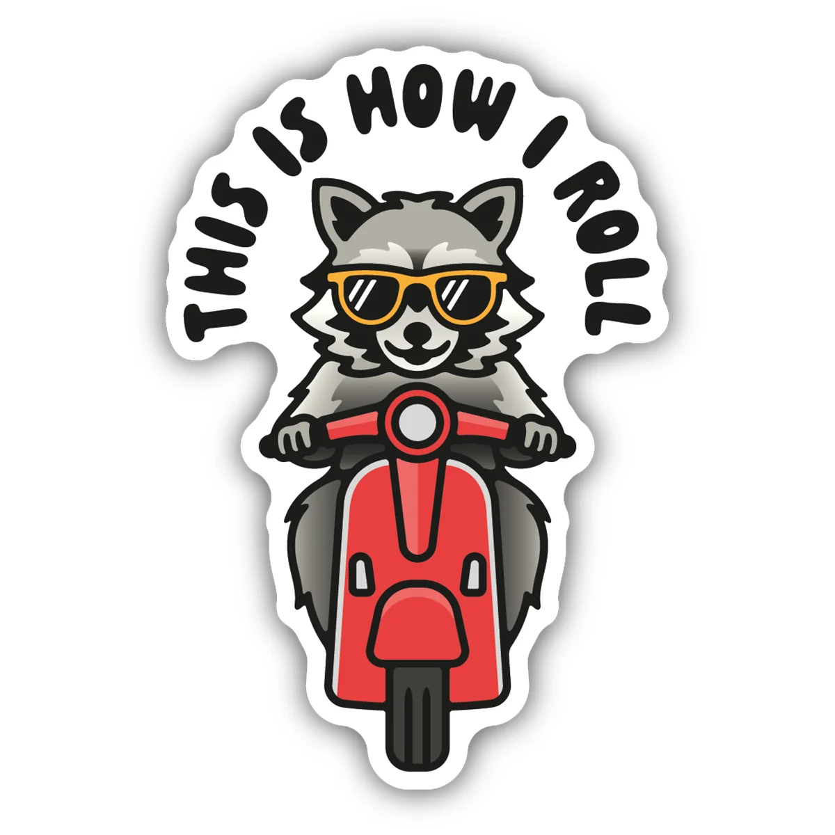 This Is How I Roll Sticker 3153-LSTK