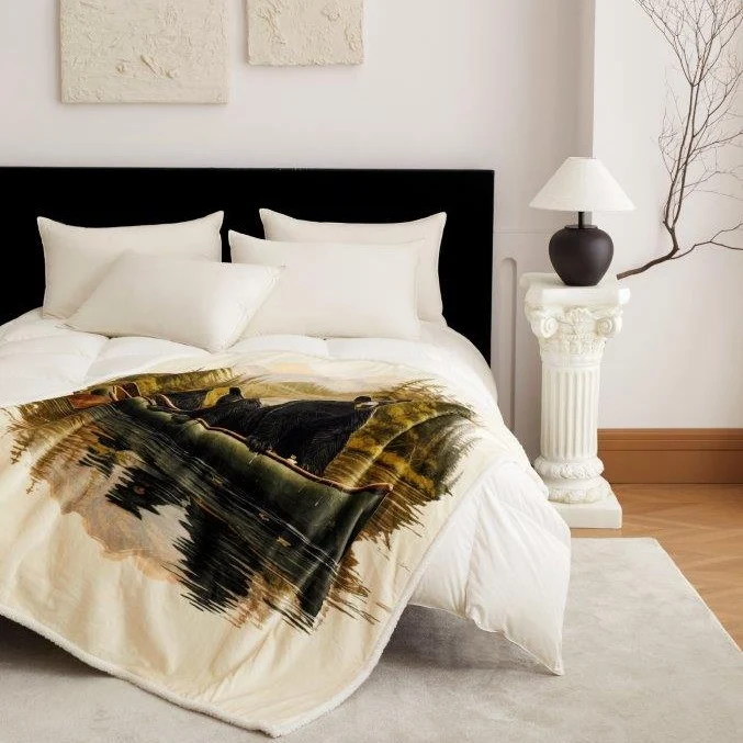 Three Bears Sherpa Throw DTR24147 - Image 2