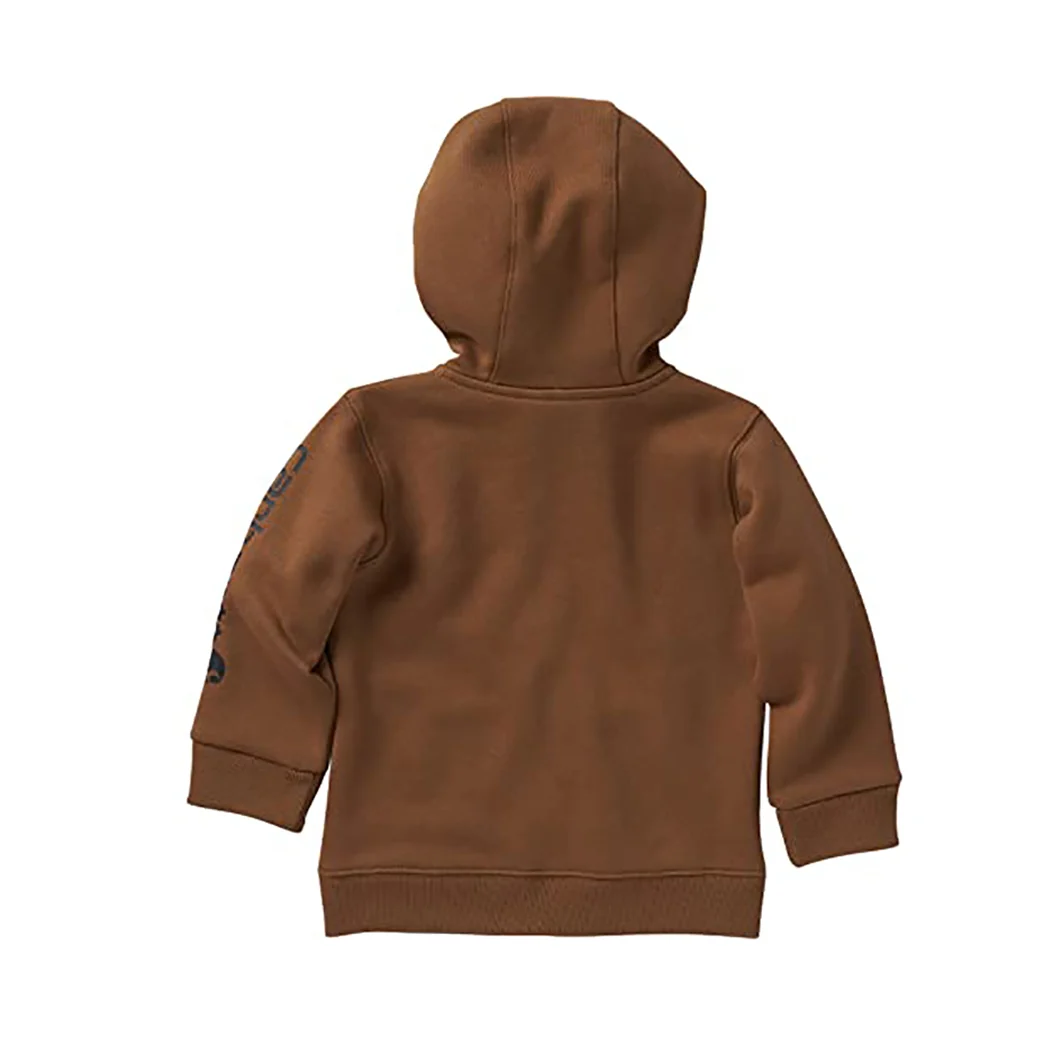 Toddler Boy's Long-Sleeve Full Zip Hooded Sweatshirt CP8565 - Image 2