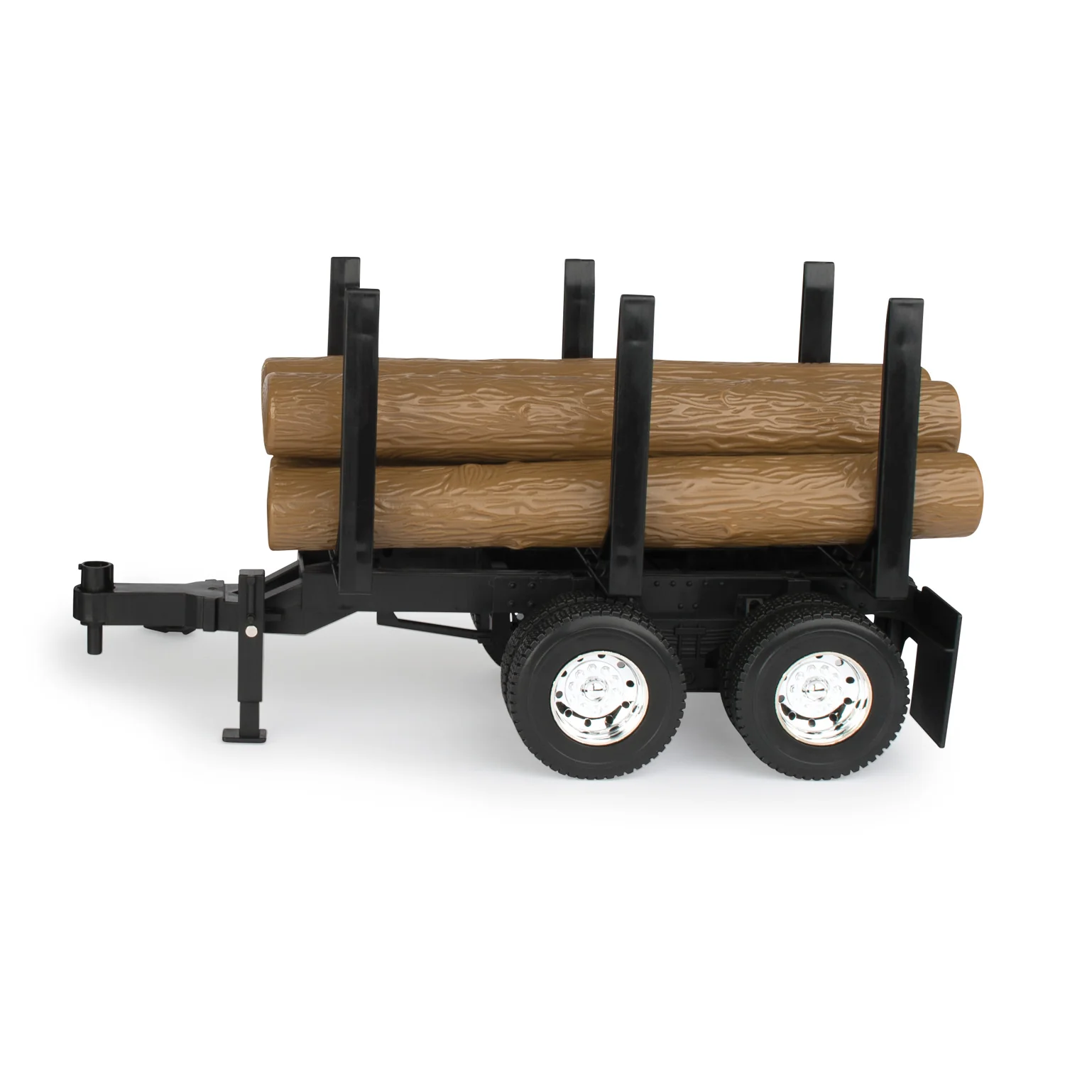 Toy Peterbilt 367 Logging Truck with Pup Trailer and Logs 46720 - Image 10