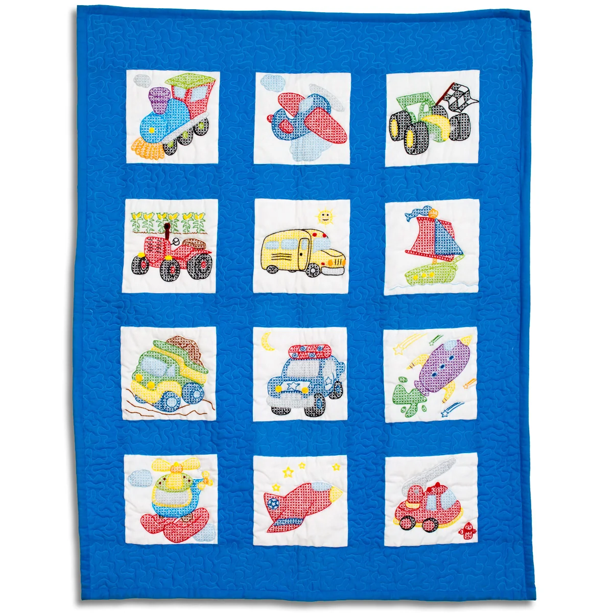 Transportation Nursery Quilt Blocks 300-79