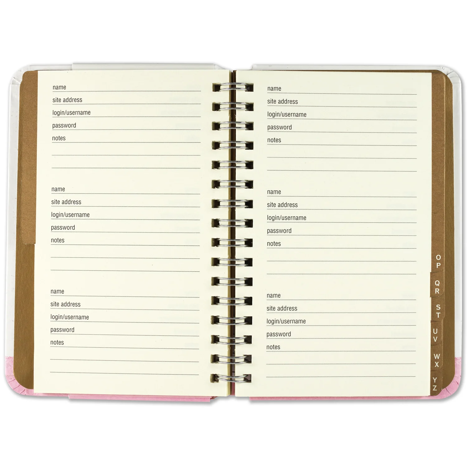 Tree of Hearts Personal Internet Address and Password Logbook 329066 - Image 3