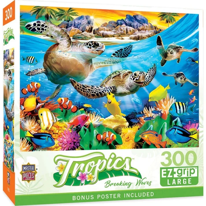 Tropics - Breaking Waves 300 Piece EZ Grip Jigsaw Puzzle 31924