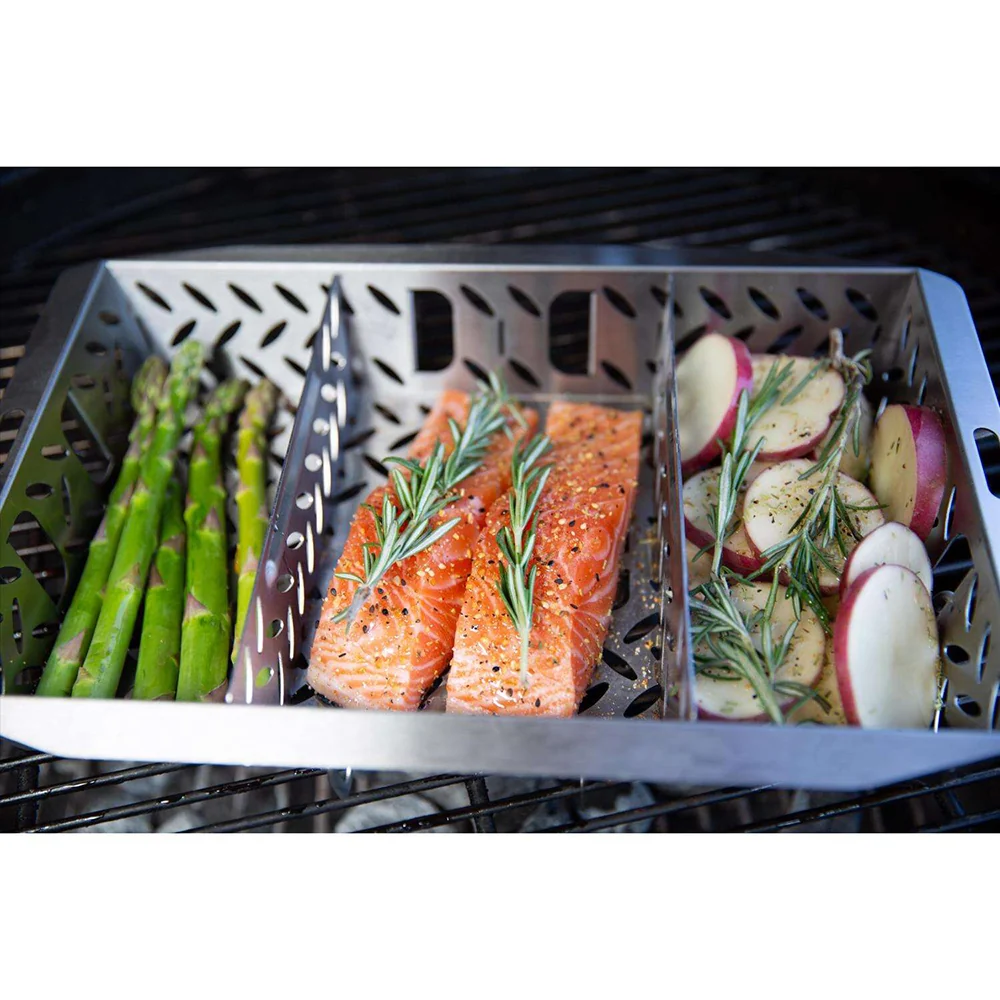 UltraVersatile Stainless Steel Grill Basket 5101P - Image 2