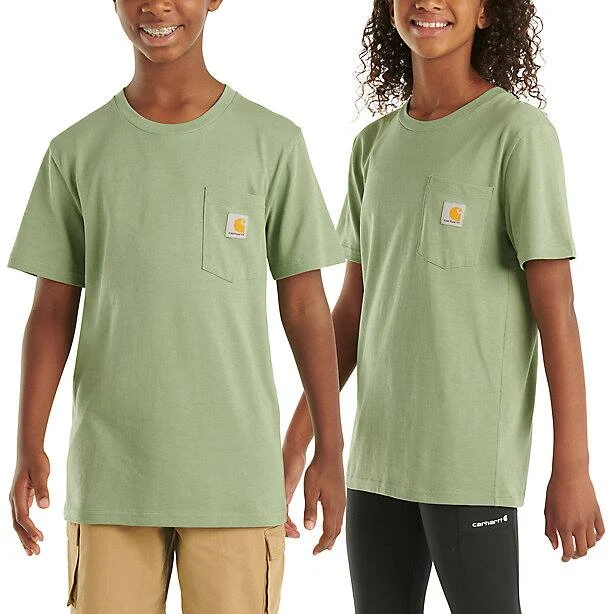 Unisex Children's Short-Sleeve Pocket T-Shirt CA651 - Image 5