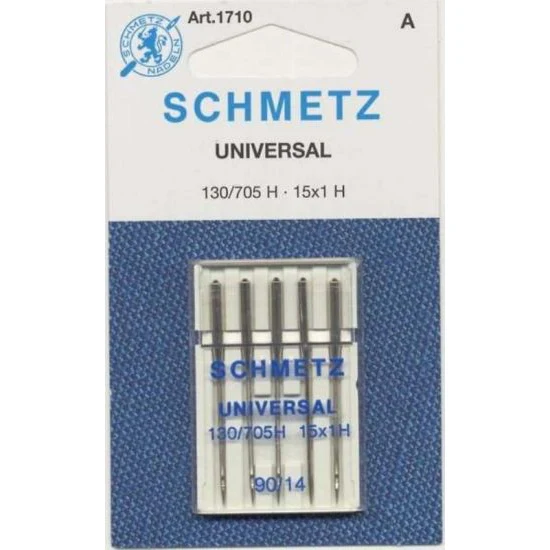 Universal Needles for Sewing Machines 1710 Pack of 5