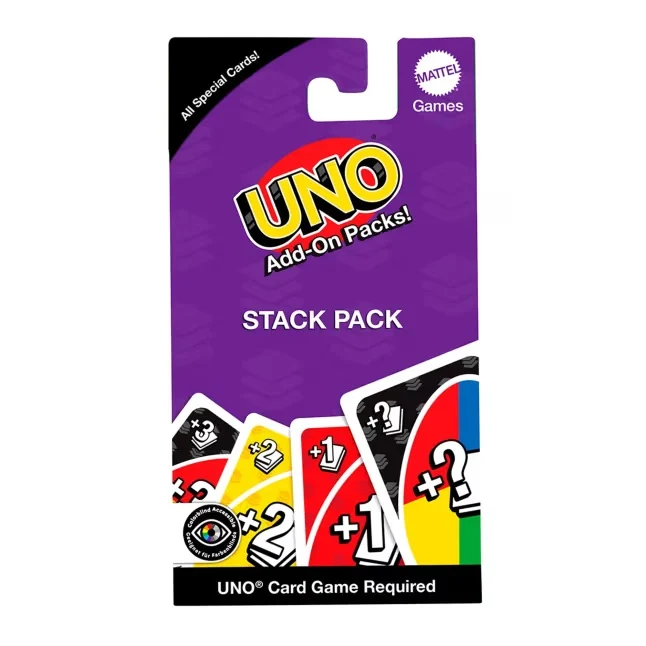 UNO Add-On-Packs Stack Pack Card Game JCV58