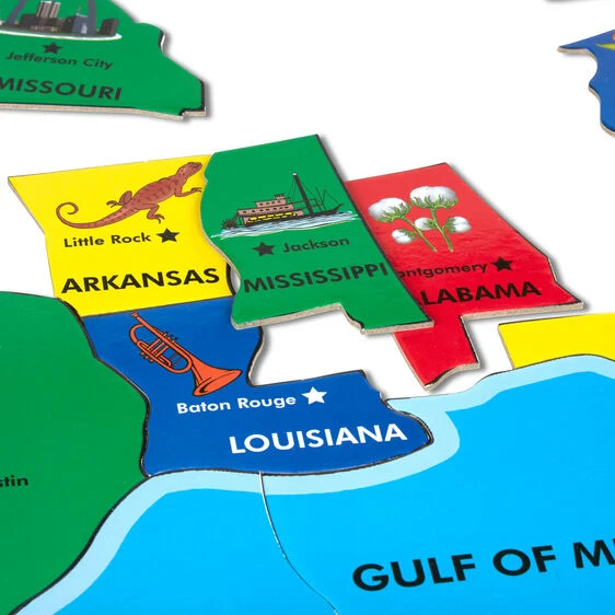 USA Map Floor Puzzle 440 - Image 4