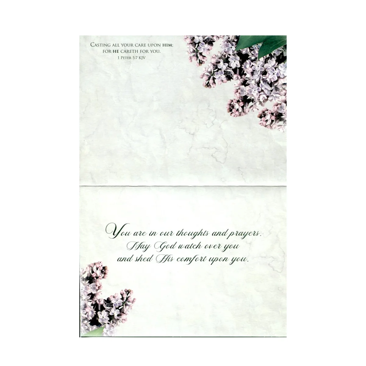 Vintage Floral Sympathy Boxed Cards SBEG22608 - Image 5