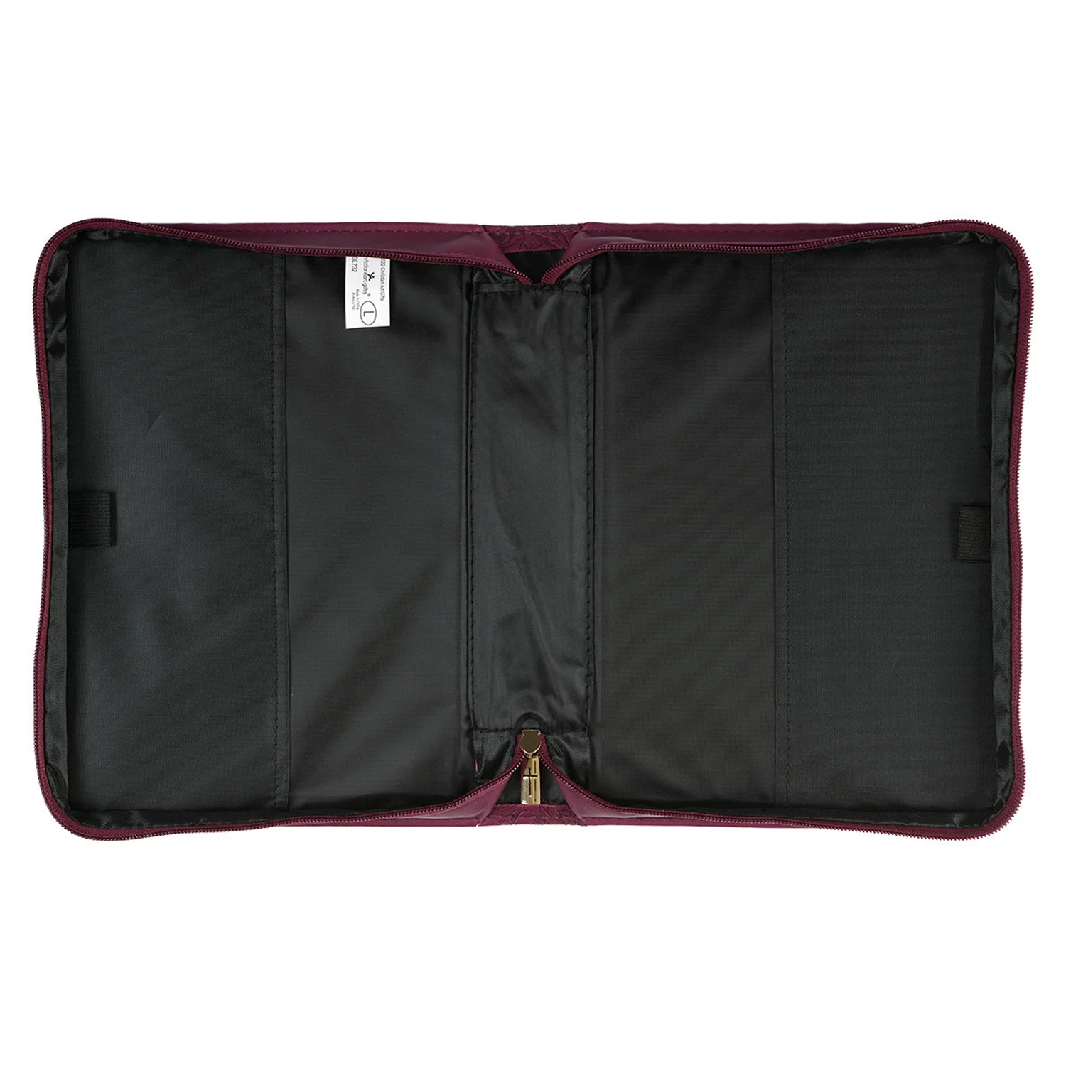Walk by Faith Ruby Red Faux Leather Fashion Bible Cover - 2 Corinthians 5:7 BBM732 - Image 3
