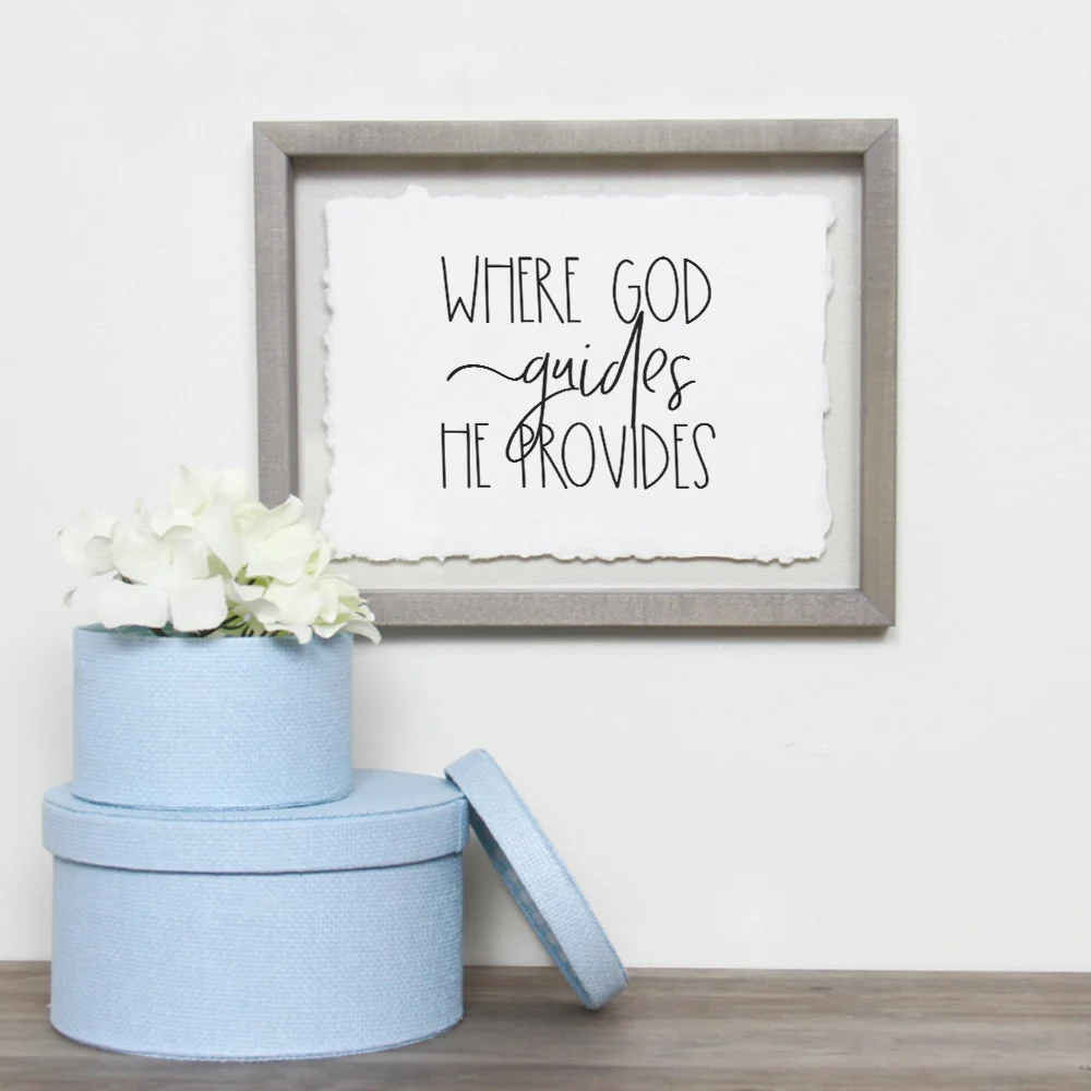 Where God Guides Sign FAR1033 - Image 2