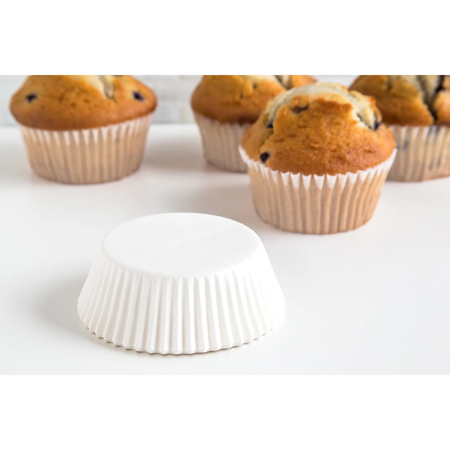 White Paper Cupcake Baking Cup 4952 - Image 3