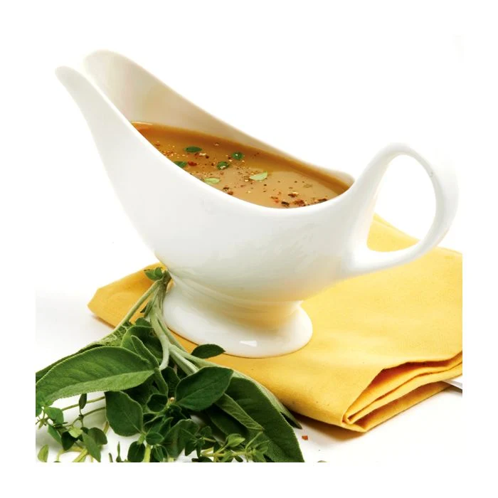 White Porcelain Sauce and Gravy Boat 8350 - Image 2