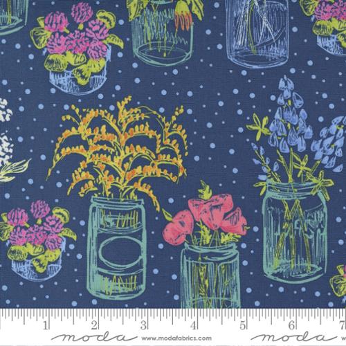 Wild Blossoms Collection Canning Jars Cotton Fabric 48734 - Image 3