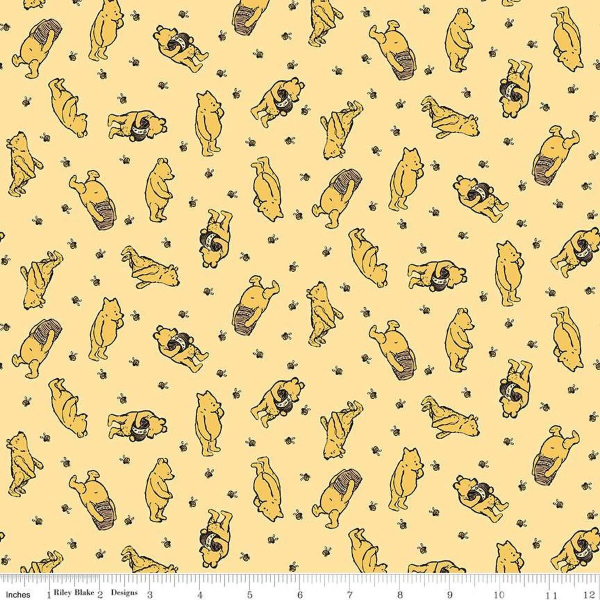 Winnie the Pooh Collection Toss Cotton Fabric C17002 - Image 3