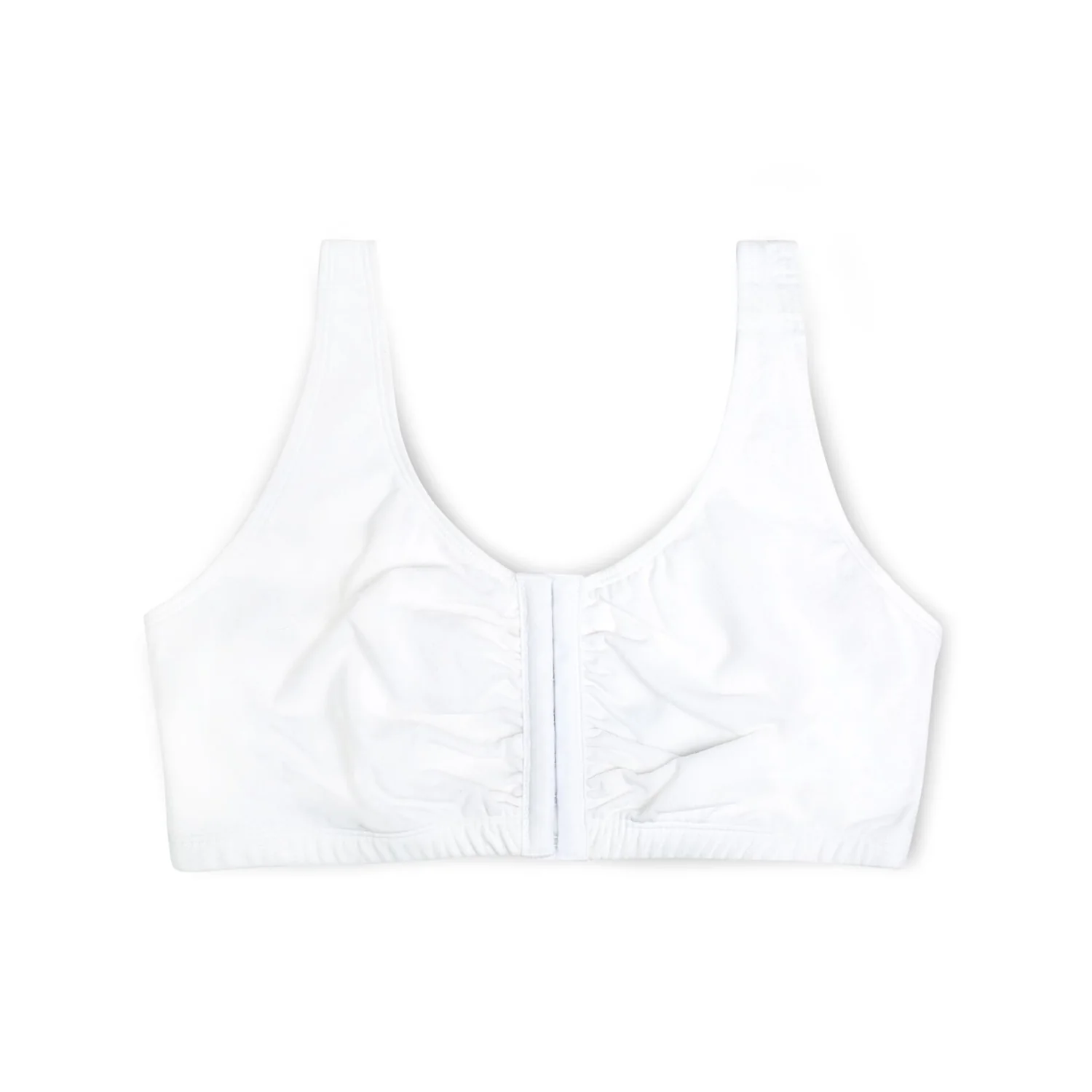 Women's Beyond Soft Front Closure White Cotton Bra 96014