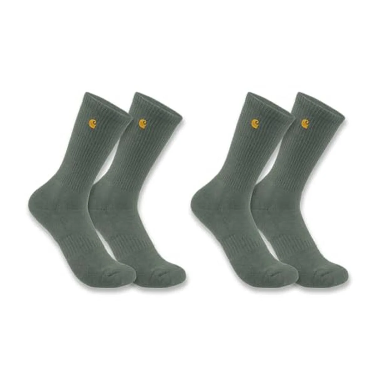 Women's Carhartt Force Midweight Crew Sock 2-Pack SC2252 - Image 2