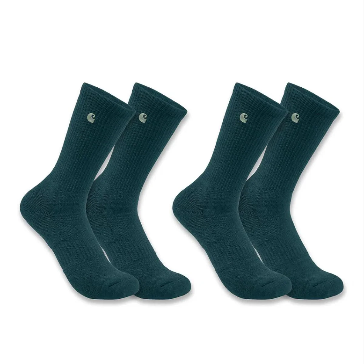 Women's Carhartt Force Midweight Crew Sock 2-Pack SC2252 - Image 3