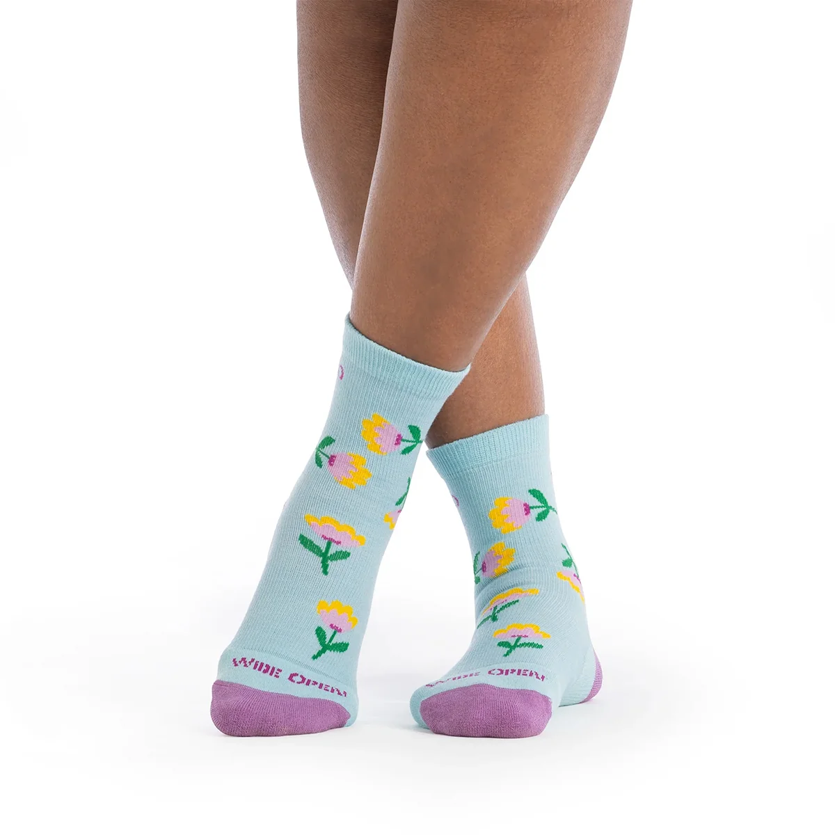 Women's Full Bloom Cushioned Micro Crew Socks 9507 - Image 2