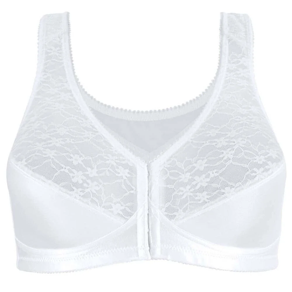 Women's Lace Wireless Back & Posture Support Bra with Front Closure 5100565 - Image 3
