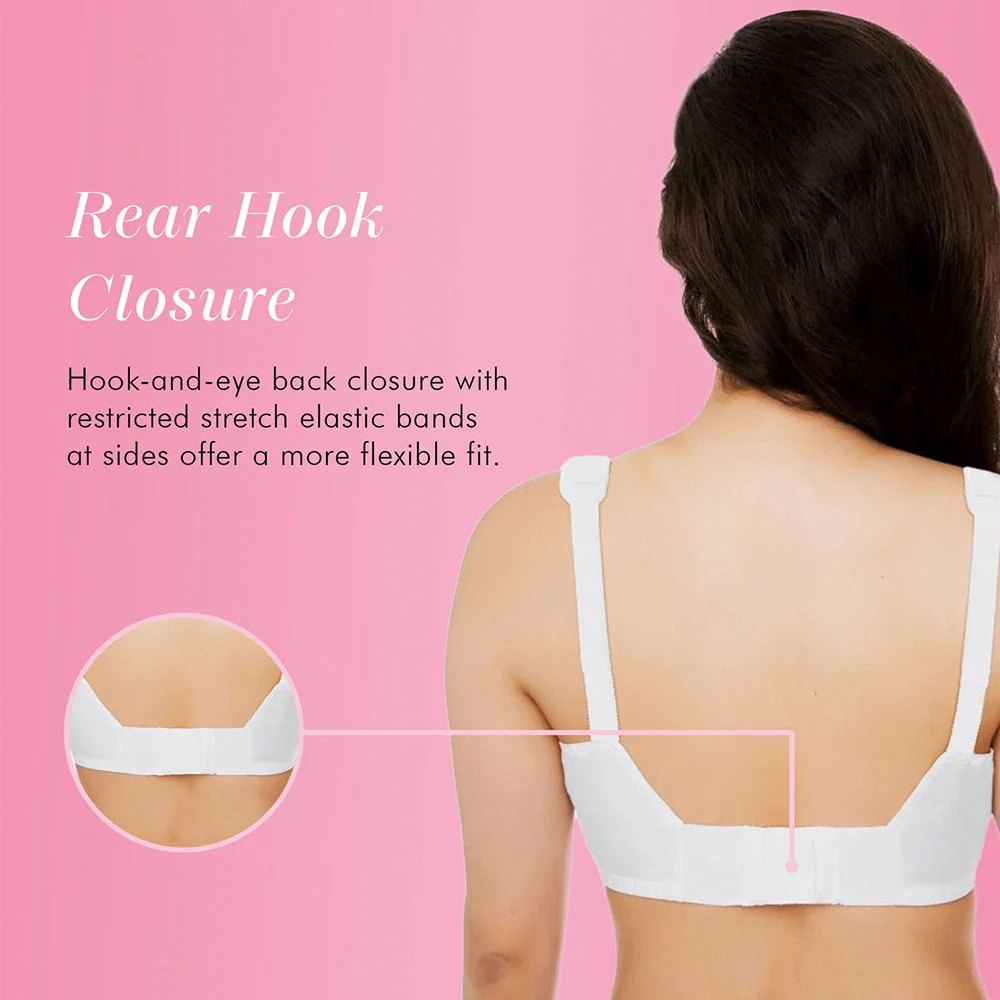 Women's Original Wireless Full-Coverage Bra with Back Closure 5100532 - Image 2