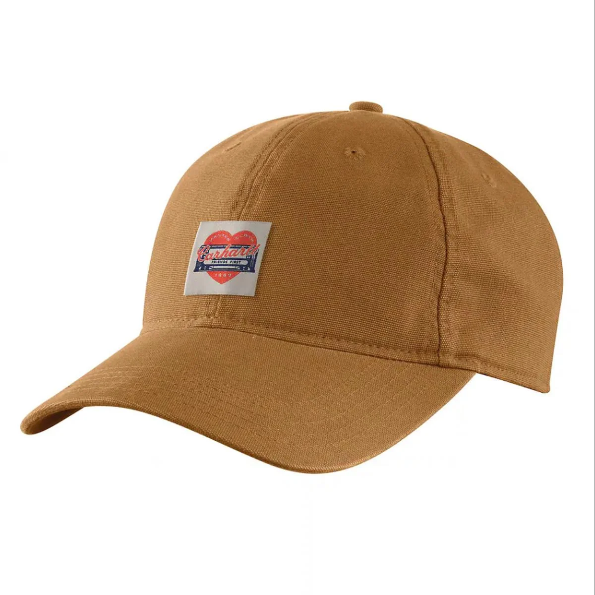 Womens' Heart Patch Canvas Cap 107401