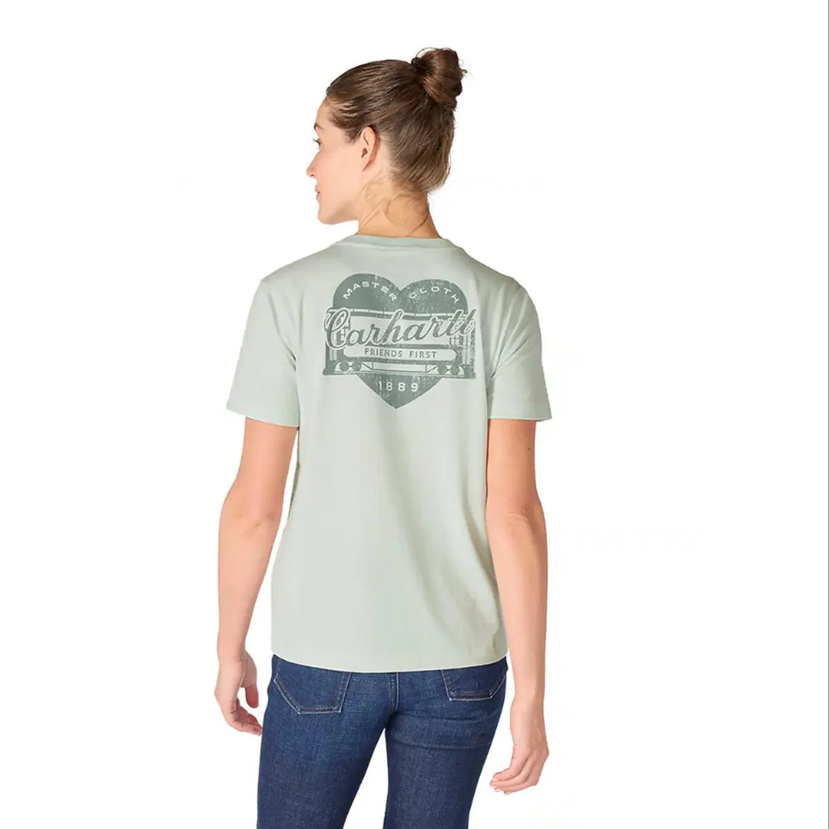 Womens' Irvine Relaxed Heritage Heart T-Shirt 107534 - Image 2