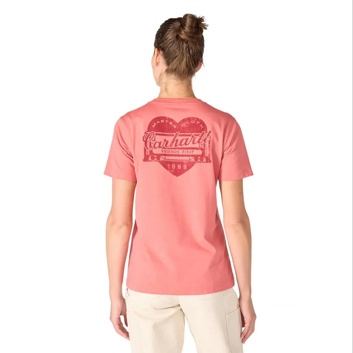 Womens' Irvine Relaxed Heritage Heart T-Shirt 107534 - Image 3