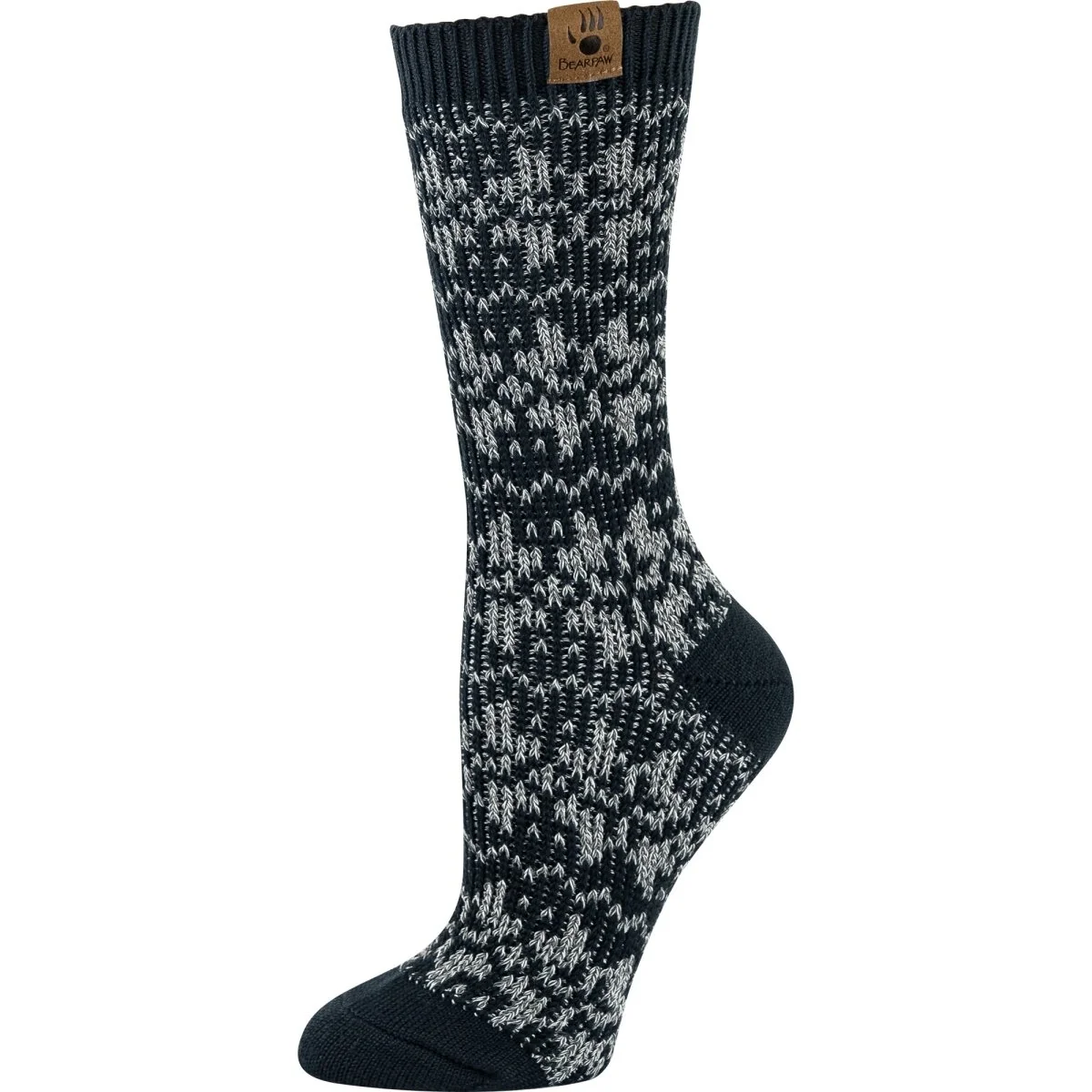 Women's Nordic Jacquard Crew Sock 514-9-SS - Image 2