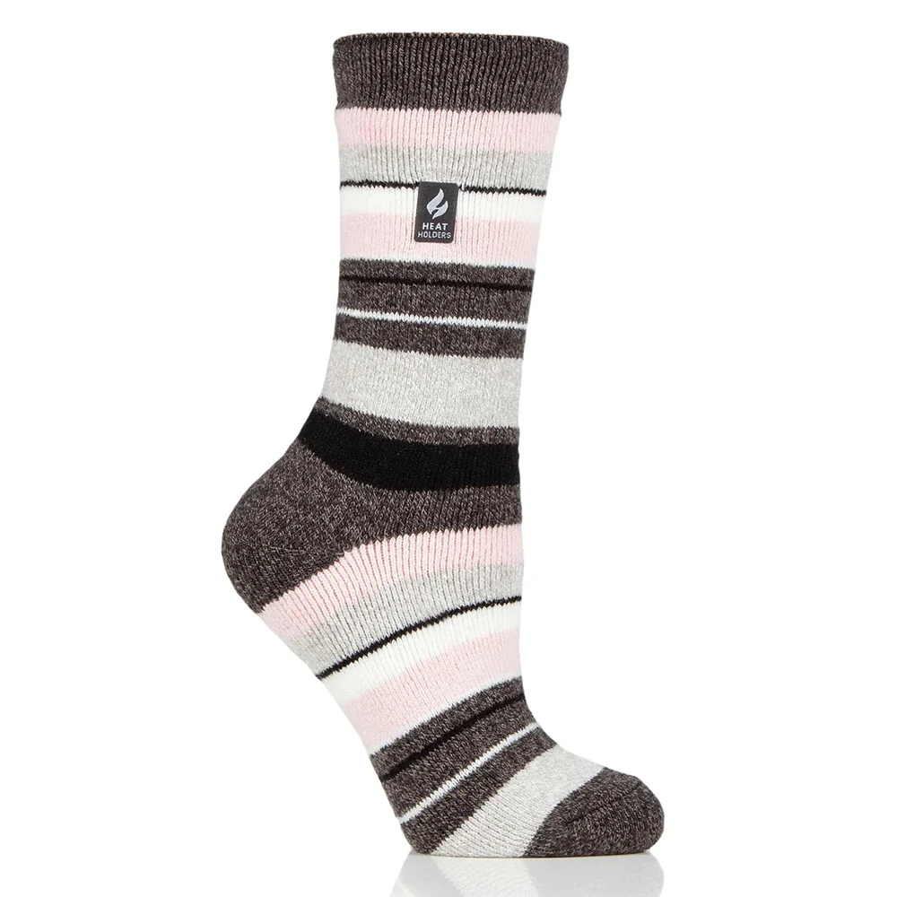 Women's Peony Lite Multi Stripe Crew Socks HH1W0729 - Image 2
