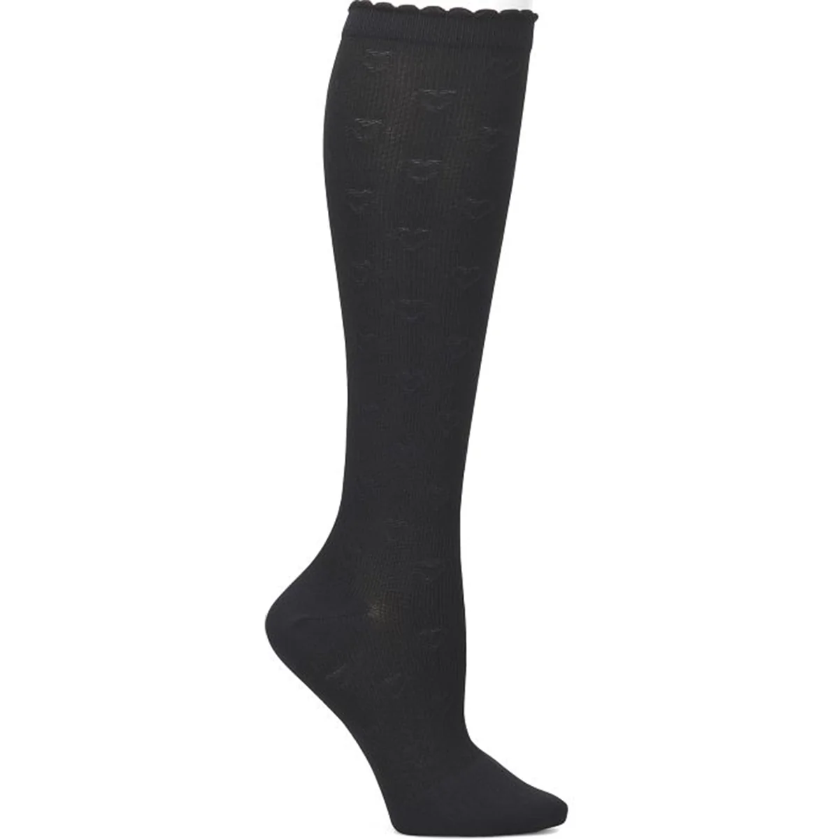 Women's Scalloped Heart Compression Socks NA0058