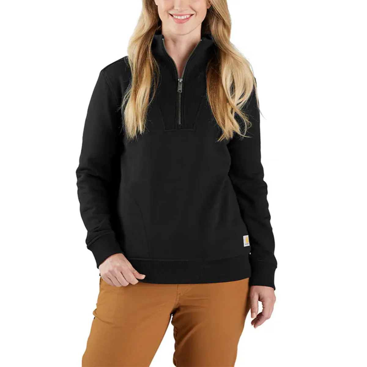 Women's Tencel Fiber Series Relaxed Fit Half-Zip Sweatshirt 106451 - Image 2
