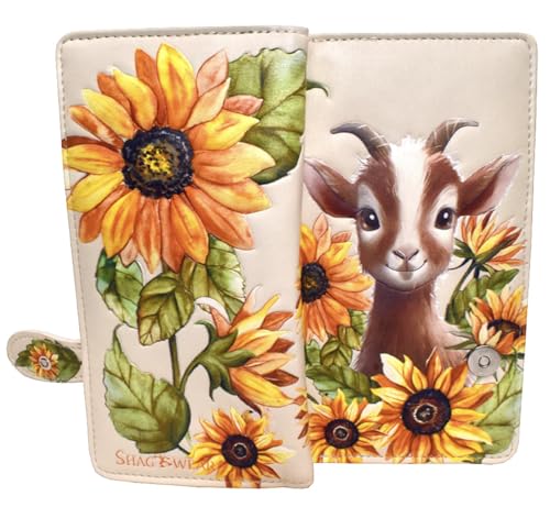 Women's Vegan Leather Wallet with Zippered Coin Pocket - Image 13