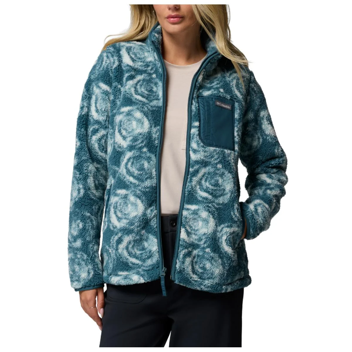 Women's West Bend Print Full Zip II Fleece Jacket 208585 - Image 3