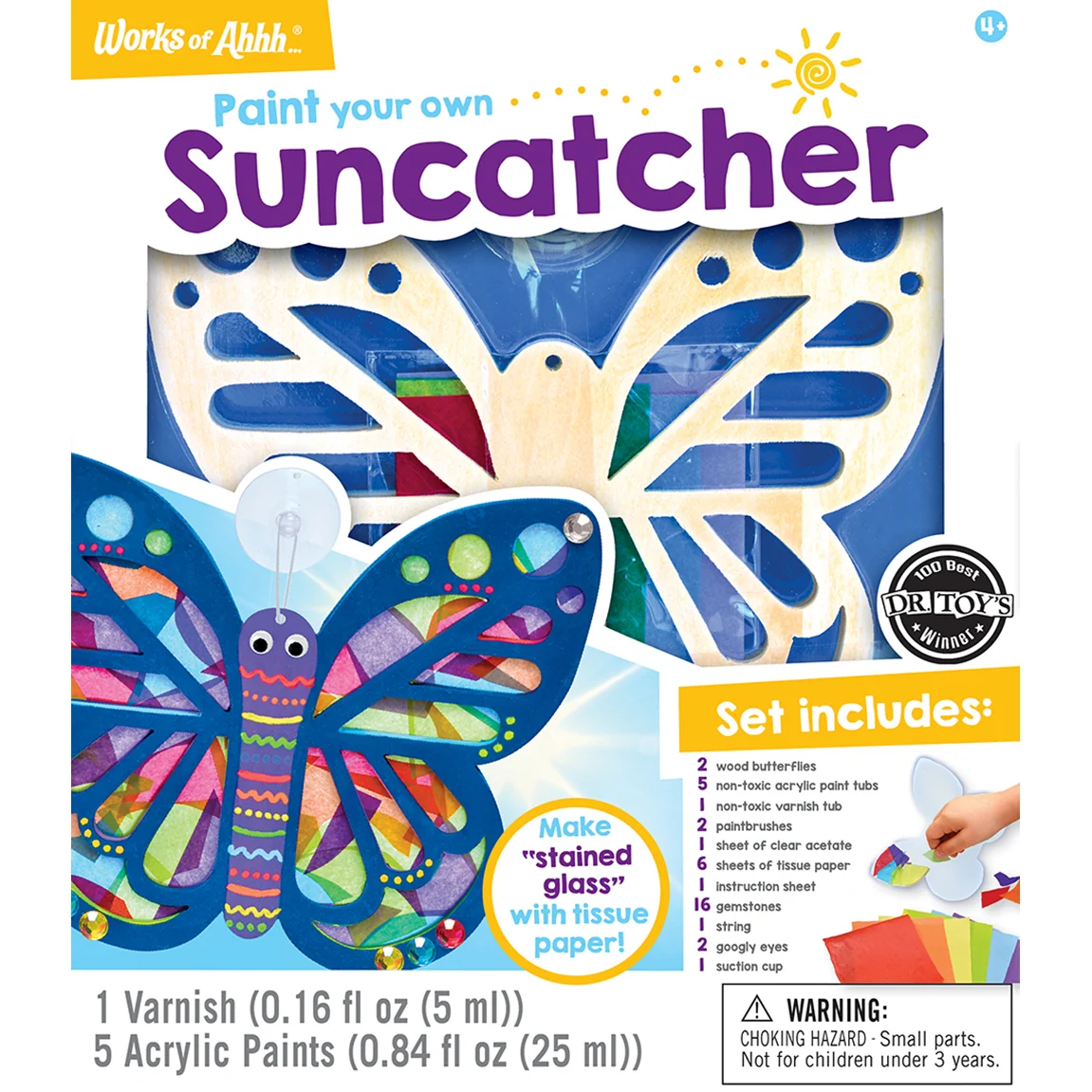 Wooden Butterfly Suncatcher Paint Kit 21691