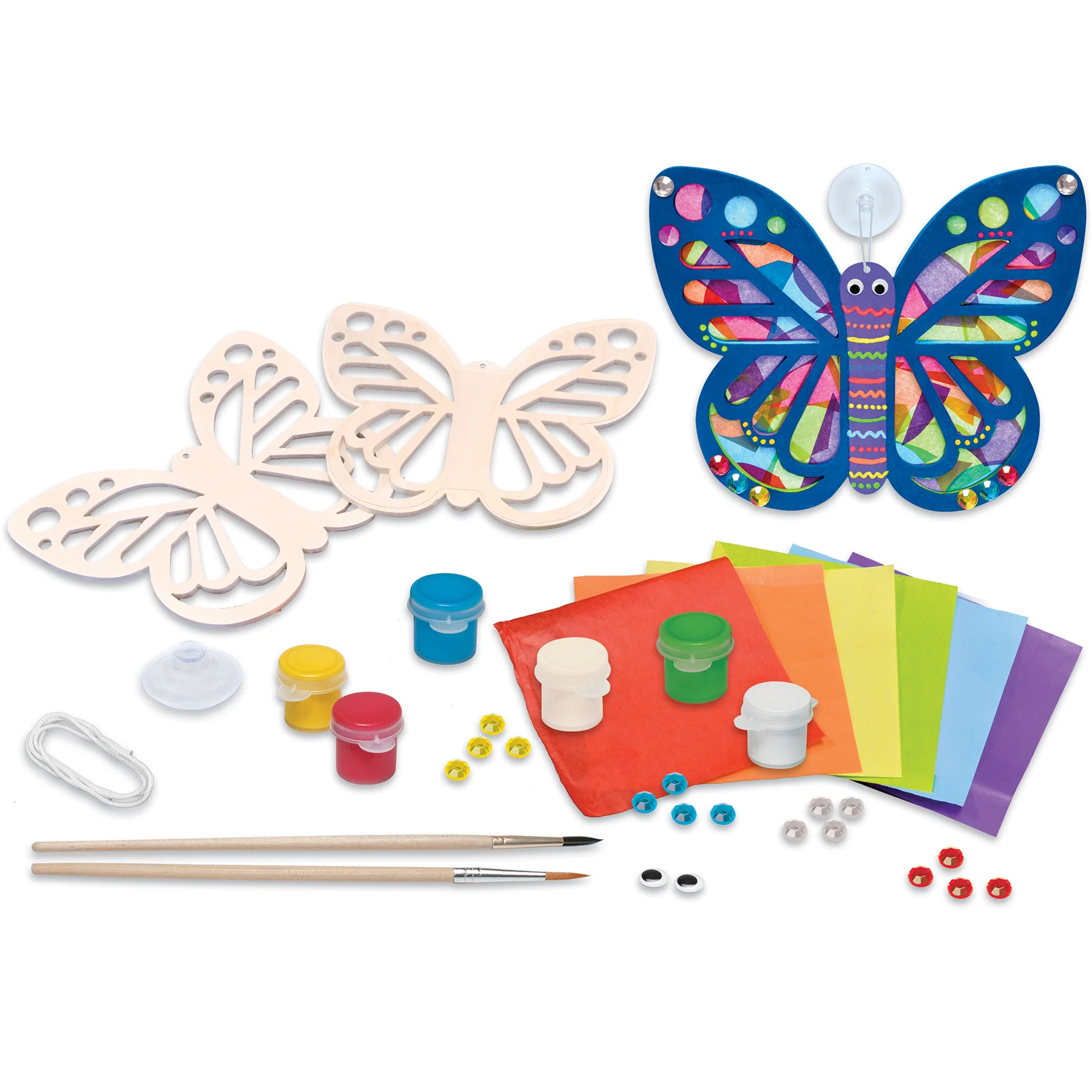 Wooden Butterfly Suncatcher Paint Kit 21691 - Image 3