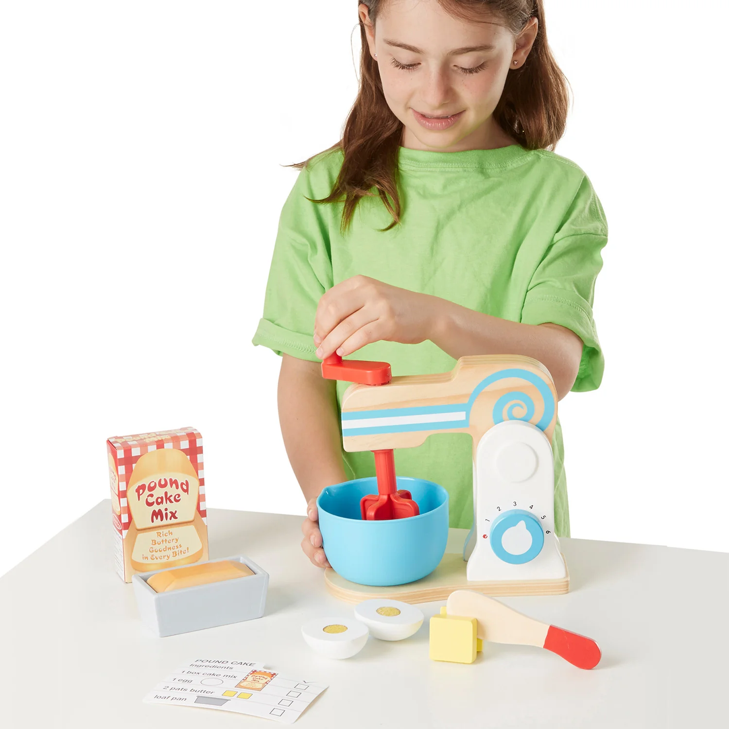 Wooden make-A-Cake Mixer Set 9840 - Image 10