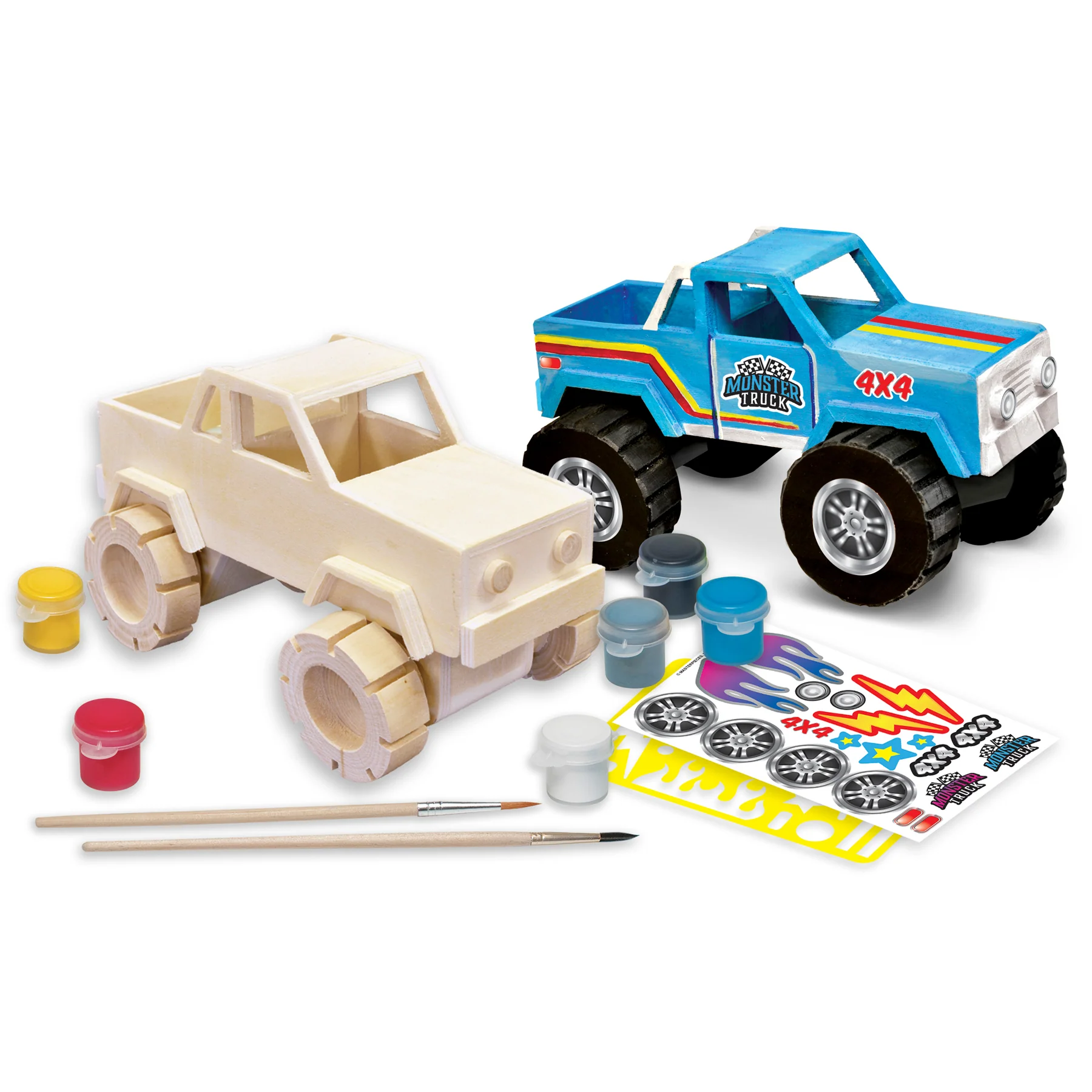 Wooden Monster Truck Paint Kit 21651 - Image 3