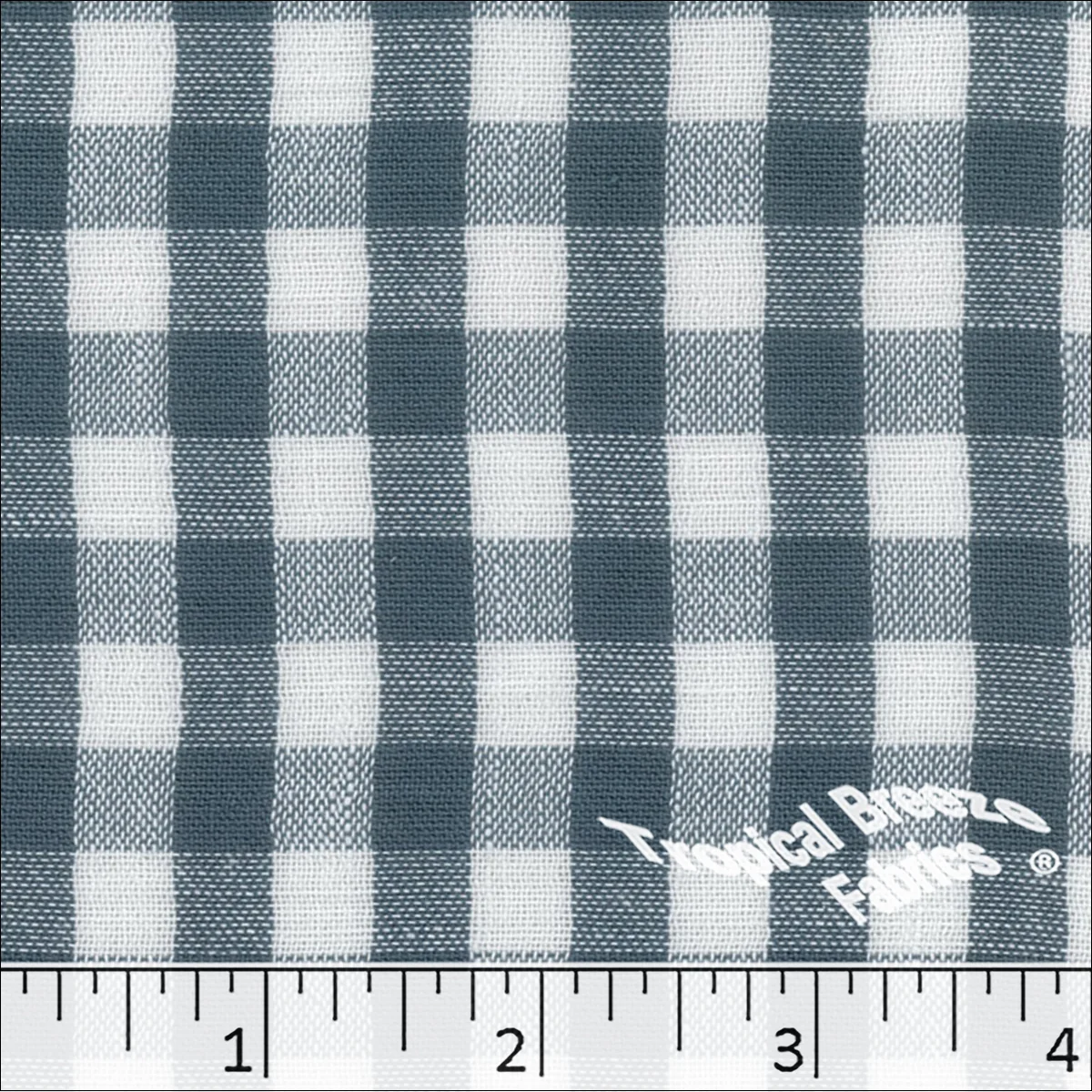 Woven Plaid Polyester Fabric 122610 - Image 3