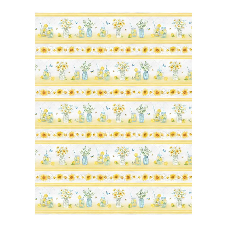 Zest for Life Collection Repeating Stripes Cotton Fabric 19152-594